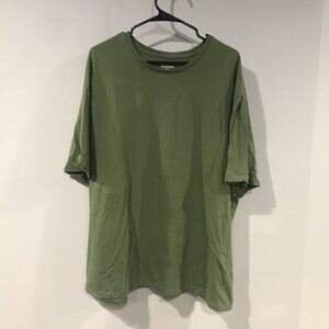 Good Fellow Short Sleeve Crew Neck Men's T-Shirt - 4XL - green